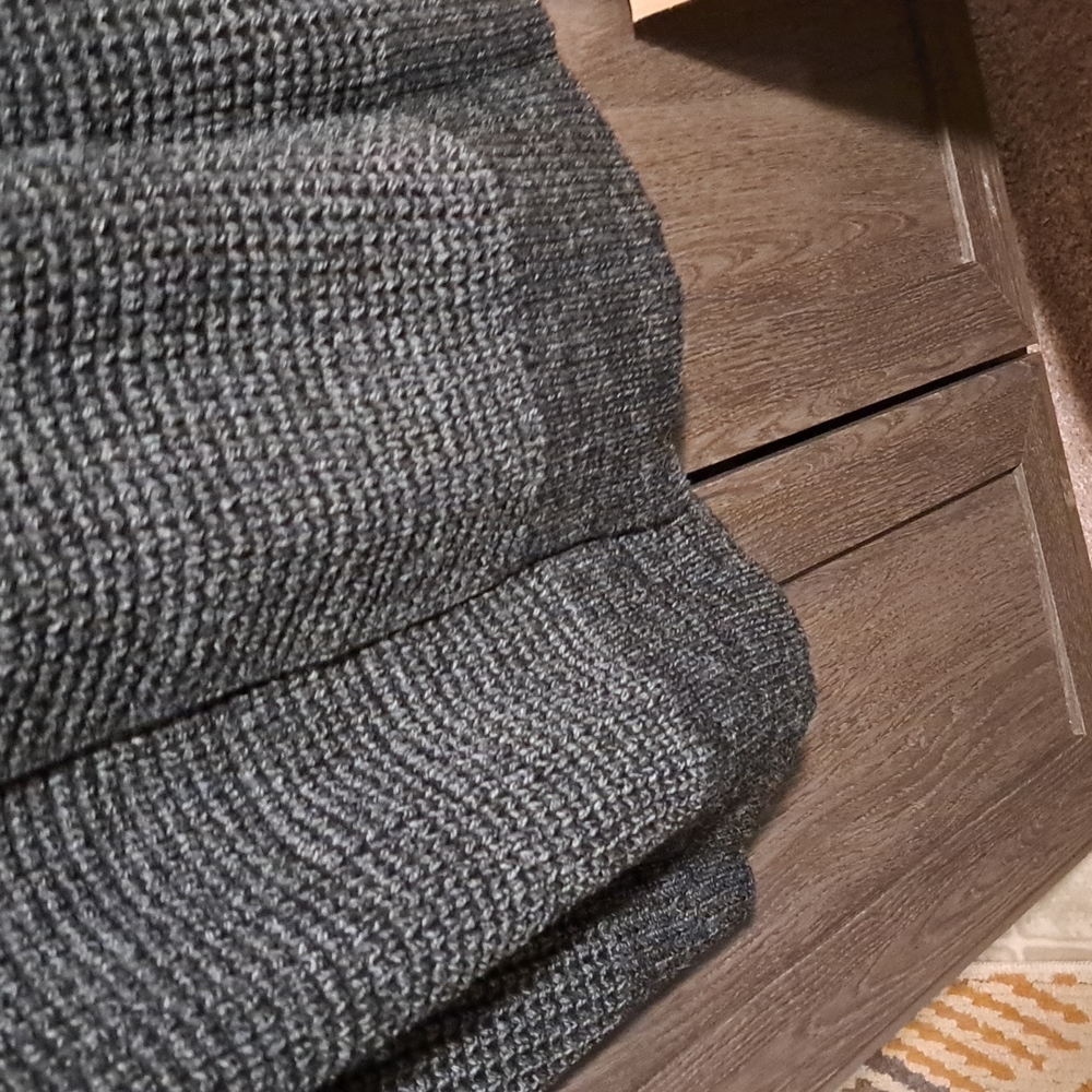 1 XL left 😊New Black Plaid Knitted Long Open Front Cardigan💔clearance price - Picture 15 of 16